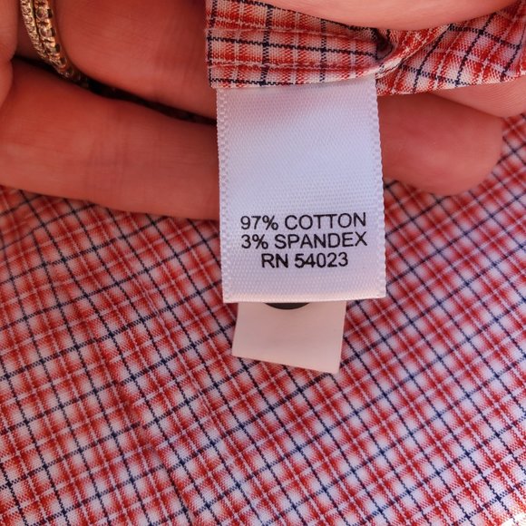 Banana Republic Plaid Long Sleeve Button Down NWOT - Picture 4 of 4